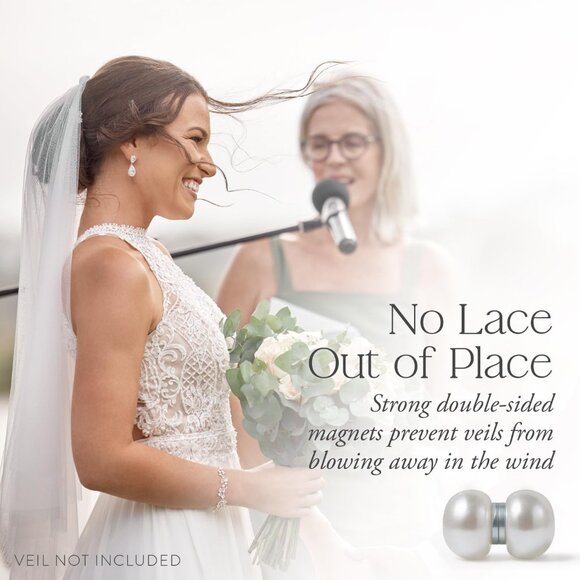 The Little Things Double-Sided Pearl Veil Weights Set of 12 Non-Damaging Weights - Picture 2 of 7